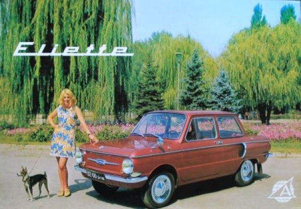 ZAZ 968 Eliette Modelprogram 1972 Carbrochure (9711)